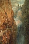 Joseph Mallord William Turner The Passage of the St.Gothard Sweden oil painting reproduction